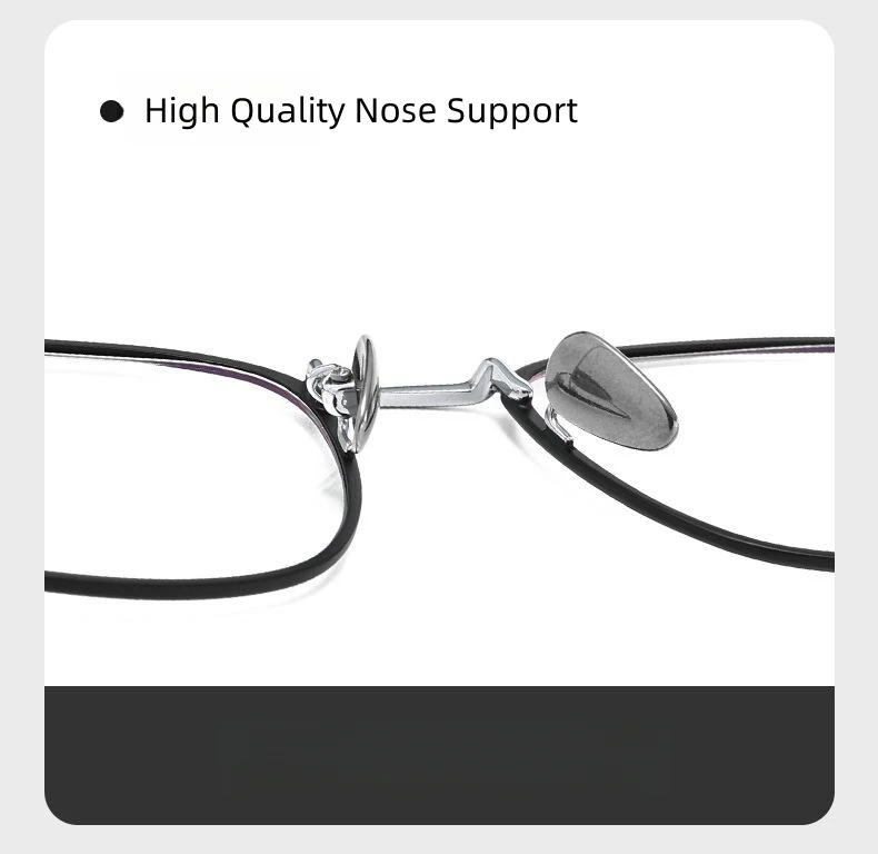 FIRADA Mode Komfort Gläser Retro Luxus Reinem Titan Brillen Optische Verordnung Brillen Rahmen Für Männer Frauen 2102-C – Detail 7