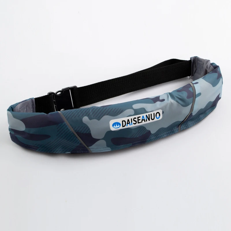 Gilet de sauvetage gonflable automatique Daiseanuo - Ceinture PFD avec poche pour pêche en mer et navigation