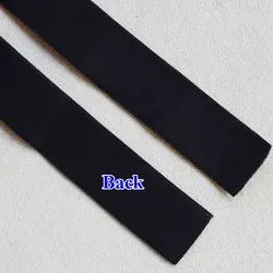 Adjustable Elastic Bra Strap Band for DIY Lingerie and Sewing Projects (Black - Width 2.5cm)