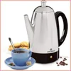 Electric Percolator Coffee Maker, 12-Cup, Classic Style with Heat Resistant Handle, Detachable Cord, Stainless Steel Stem and Basket 1