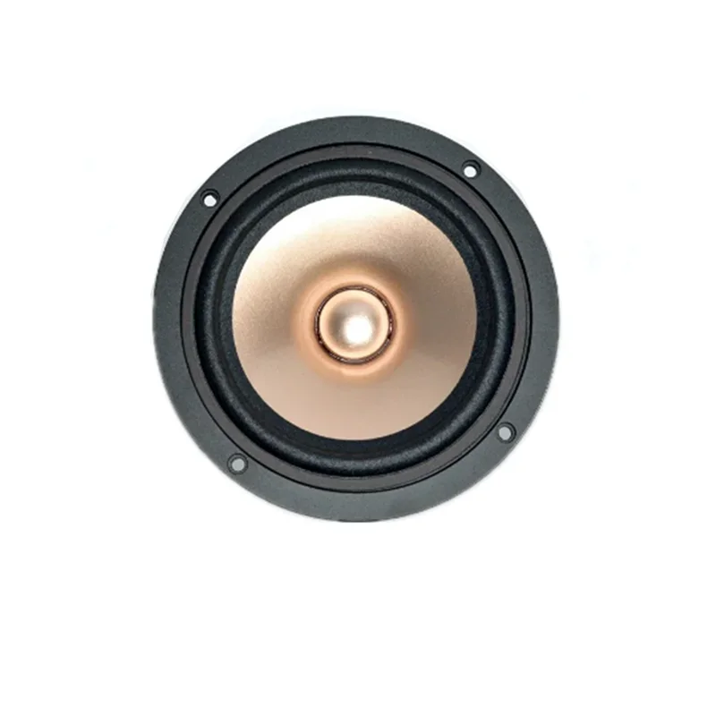 Original AKI-SUI AS120FL 4 Inch Full Frequency Speaker Driver Unit Casting Aluminum Frame Mixed Golden Paper Cone 8ohm 60W D152