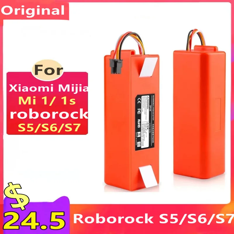 Original Battery New 1s Brr2p4s5200d For Roborock S5max S6maxv S7 S75