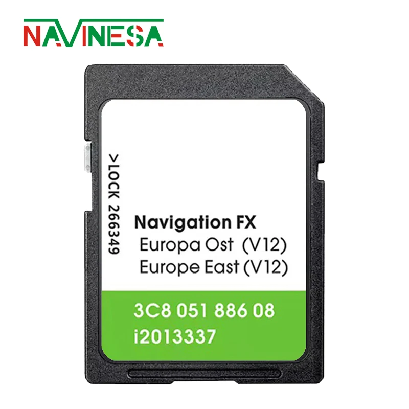 

8GB FX V12 for VW Scirocco 2008 -2017 Car Europe Gps Navigation SD Card RNS310 East Ost