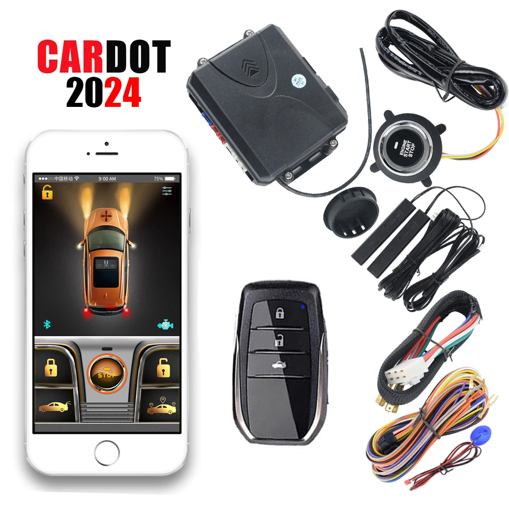 

Пульт дистанционного управления Cardot Smart Pke для запуска и остановки двигателя
