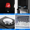 3 in 1 Water Dispenser with Built-in Ice Maker, Top Loading Water Cooler Dispenser for 3-5 Gallon Bottle with a Scoop, 3 Temps 6