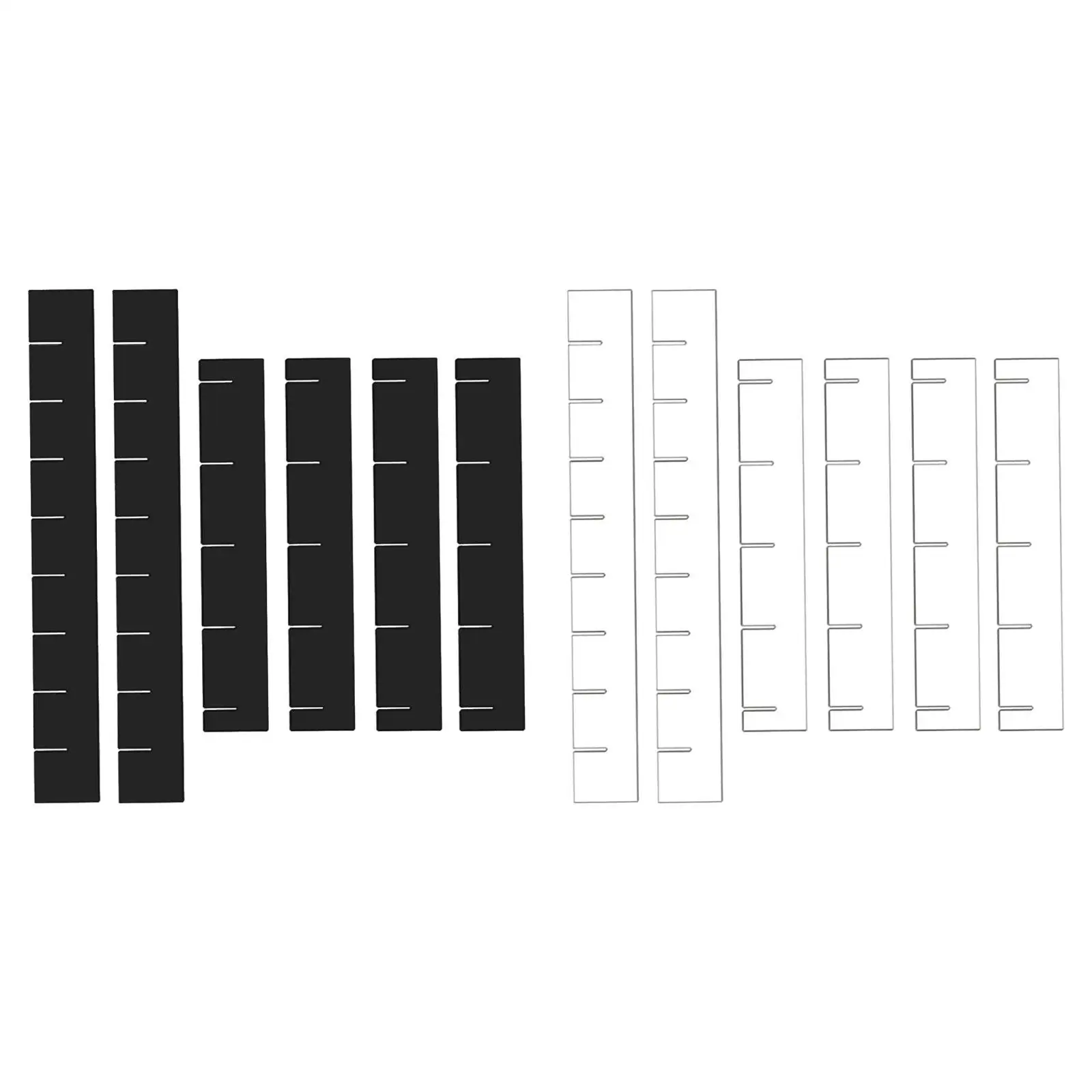 6Pcs Drawer Dividers Organizer Drawer Organisers for Tools Make up Clothing