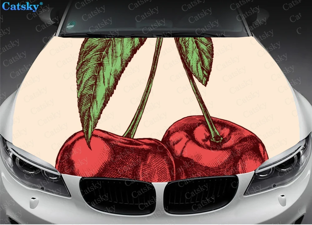 

Car hood wrap lion decal, bonnet vinyl sticker, full color graphic decal, CUSTOM made to Fit Any Car