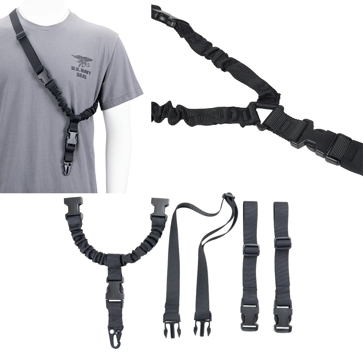 

Тактическая Винтовка, веревка, накладка, быстросъемный ремень, ремень на плечо, военный Регулируемый пистолет, аксессуары для страйкбола