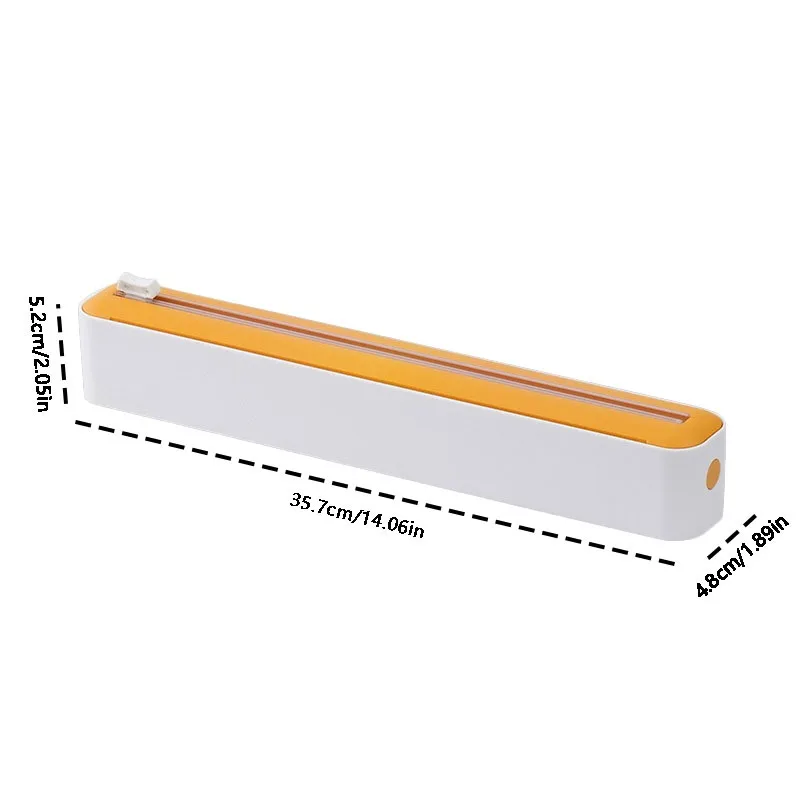 1PC Cling Film Cutter Magnetic Home Use Adjustable Baking Paper Tinfoil Cutter Storage Cutting Case