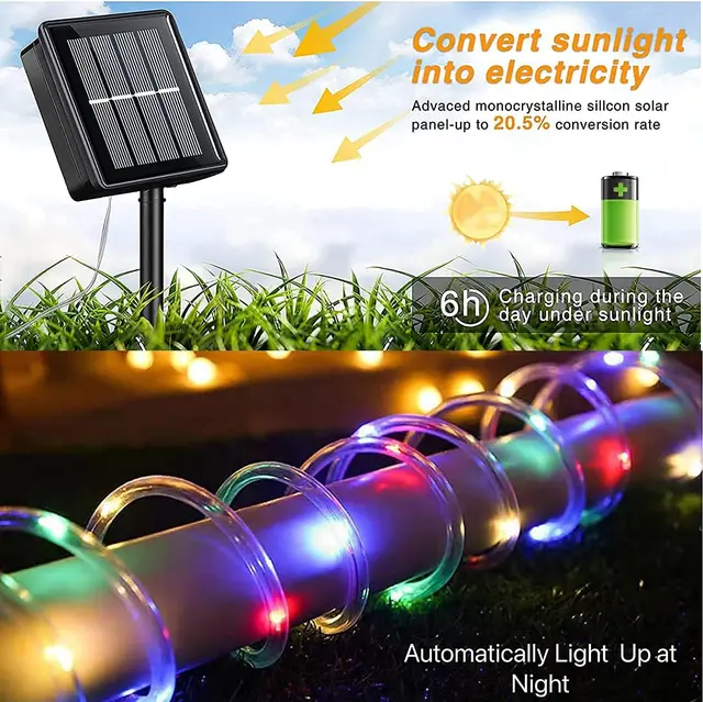 Led Solar Tube Light Waterproof 4