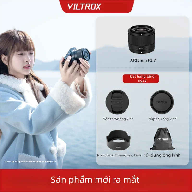 Viltrox | Ống Kính Định Cự Tự Động lấy nét Khẩu Độ Lớn 25mm F1.7