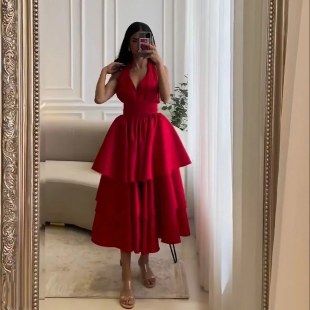 Tanio Msikoods czerwona Arabia saudyjska suknie