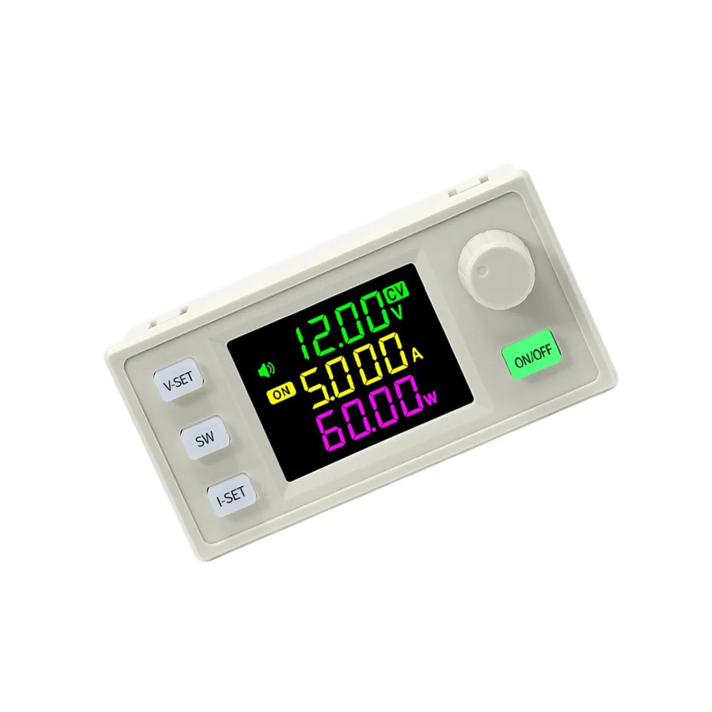 SK60X CNC DC 스텝 업 부스트 스텝다운 컨버터 가변 전압 전류 레귤레이터 정전력 공급 장치 태양광 충전 모듈 ?
