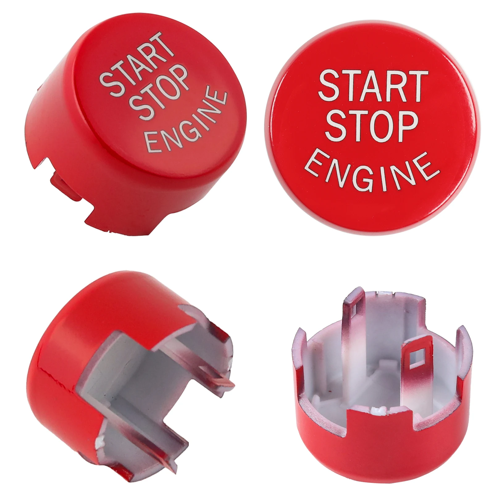Dashboard Lamp Switch Cover Red Engine Start Stop Switch Push Button Replace Cover For BMW 1 2 3 4 5 6 7 X1 X3 X4 X5 X6 series F Chassis F20 F21 F30 F31 F48