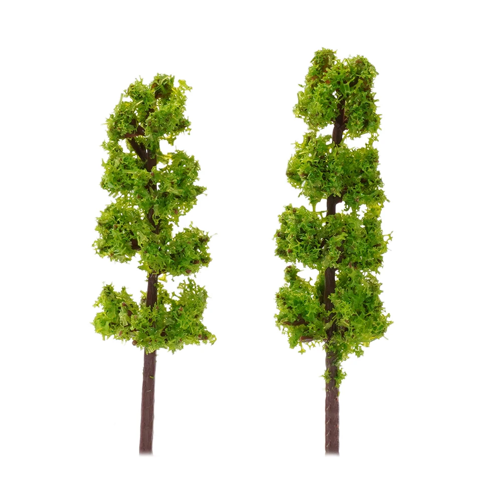 Model Trees 20pcs Train Artificial Miniature Tree Scenery Railroad Decoration Building Landscape Accessories Toys For Kids model trees