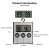 Digital BBQ Thermometer Probe Temperature Cooking Oven Meter Grill Timer Function New Meat Kitchen Food Stainless Steel 4