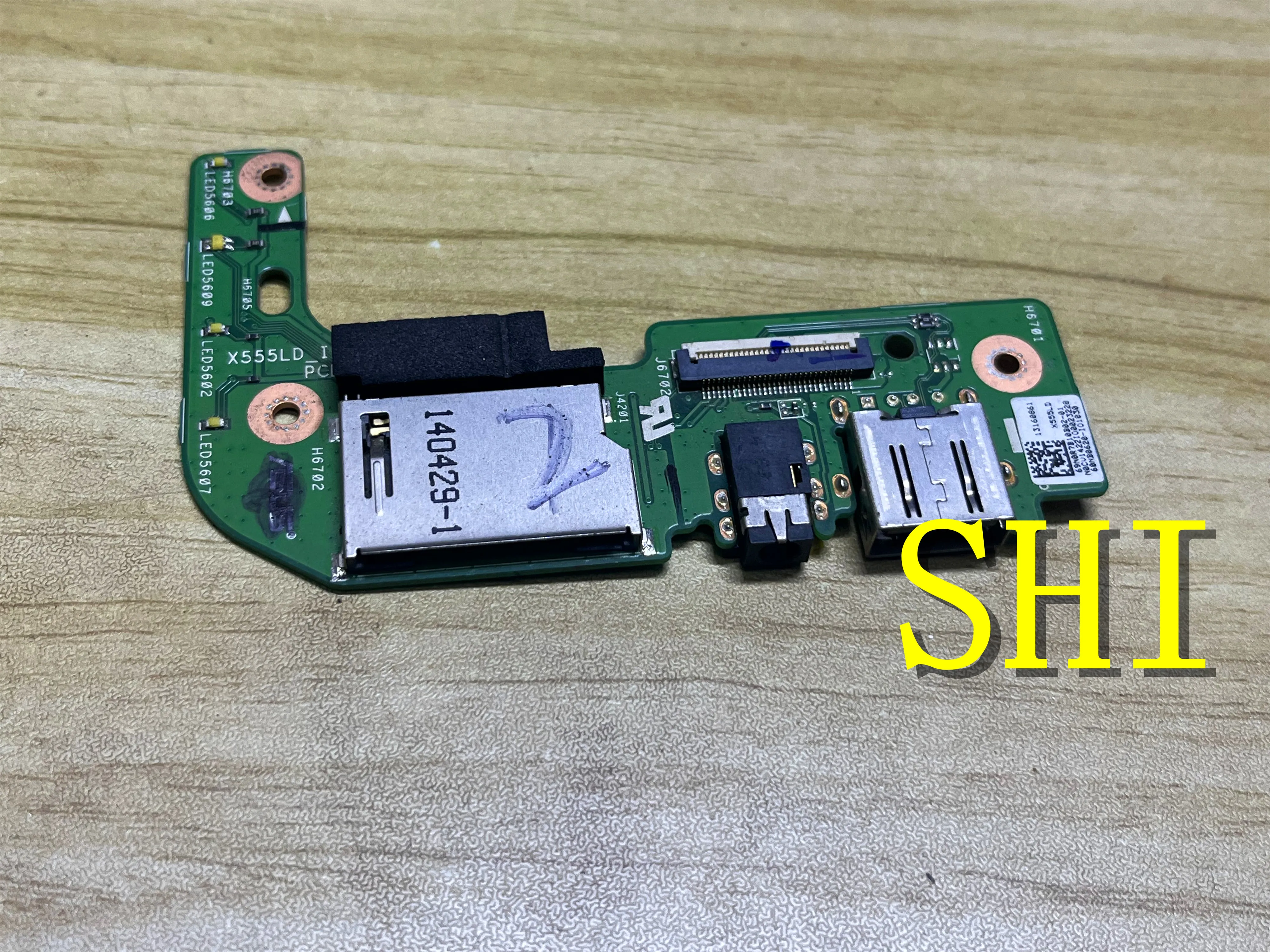 

Б/у оригинальный высококачественный ПК для ASUS X555LD USB плата для чтения аудиокарт X555LD рев: 2,0 бесплатная доставка