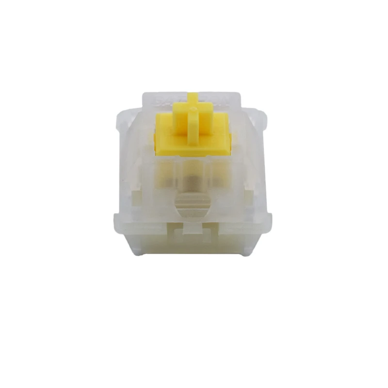 Gateron-interruptor Amarelo Leitoso Acessórios Teclado Mecânico Interruptor do Jogo Sensação Linear 50g 5pin - Imagem 6