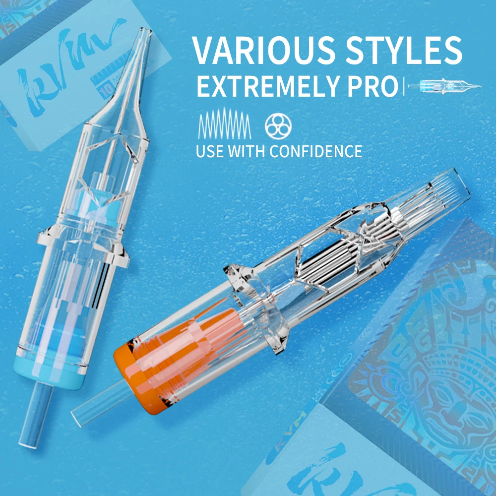 Tattoo Supplies 10PCS Tattoo Cartridge Needles Disposable Individual Package Permanent Makeup
