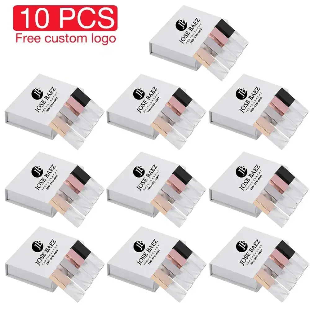 Jaster 10 Pcs Muito Usb Flash Drive Pen Drive de Presente de Casamento de Cristal Logotipo Personalizado Livre Memory Stick Ouro Rosa Pendrive 128gb 32 64 gb