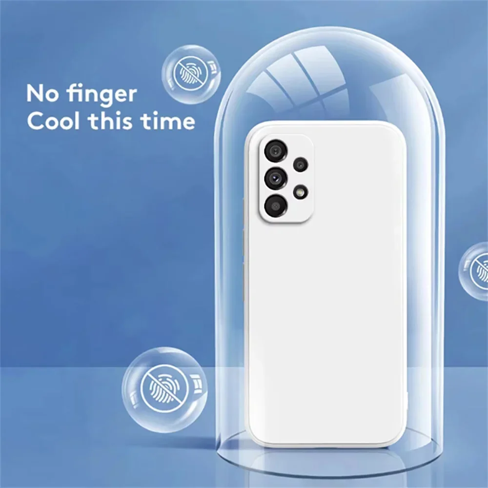Shockproof Luxury Liquid Silicone TPU Camera Protective Phone Case