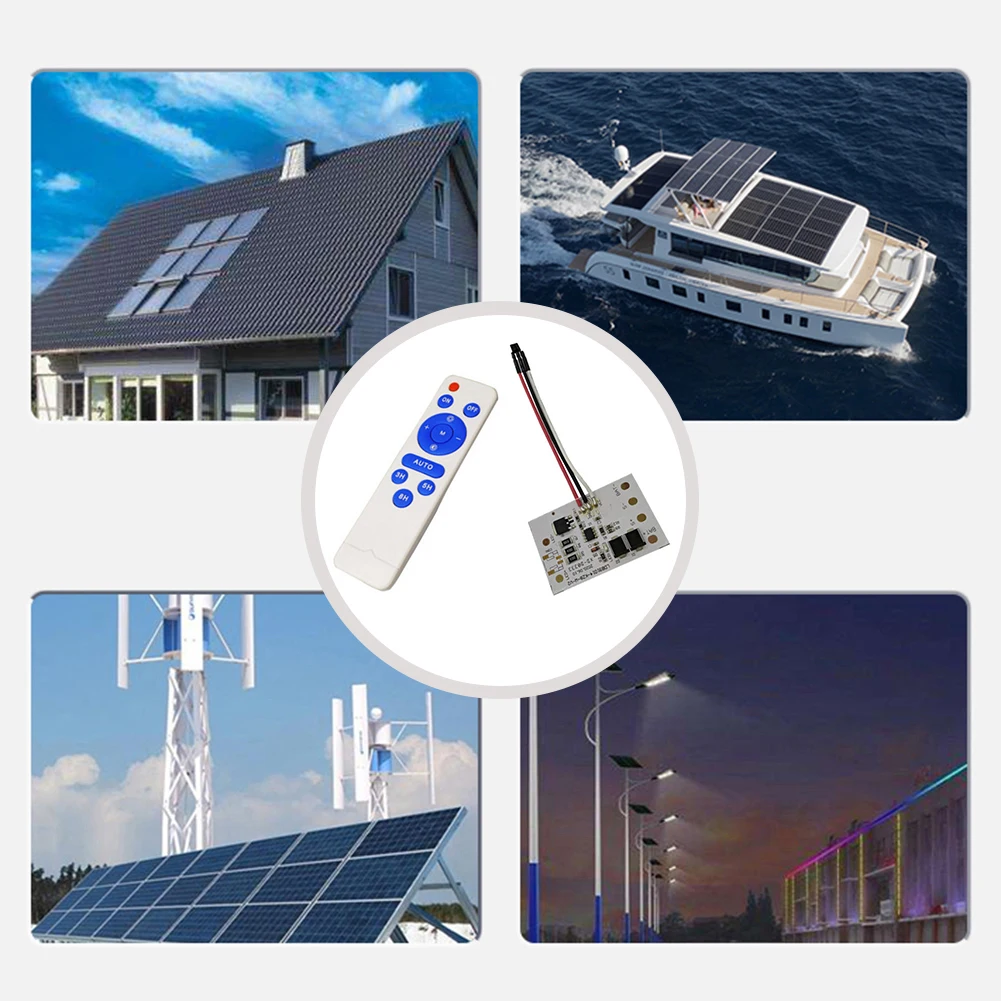 3.2V 3.7V Solar Ceiling Light Circuit Board Controller with Remote Drive Board Small Street Lamp Driver for Outdoor