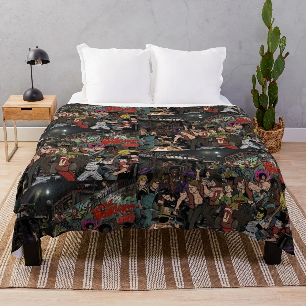 

THE WARRIORS - STREET - MASK Throw Blanket Comforter Blanket Picnic Blanket