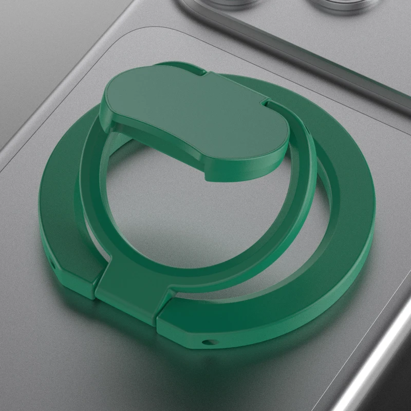 Dual-Sided Magnetic Phone Ring Holder and Kickstand - Portable and Folding Phone Stand