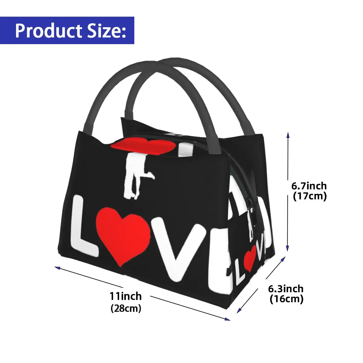 I Love My Girlfriend Portable insulation bag for Cooler Thermal Food Office Pinic Container