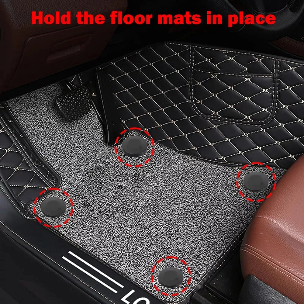 Universal Car Mat Carpet Clips Fixing Grip Clamps Floor Holders 10* Fit VW /Skoda