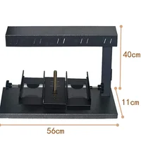 Double-wheel Clip Cheese Electric Heating Machine Western Restaurant Cafe Commercial Dry Cheese Heating Machine 1