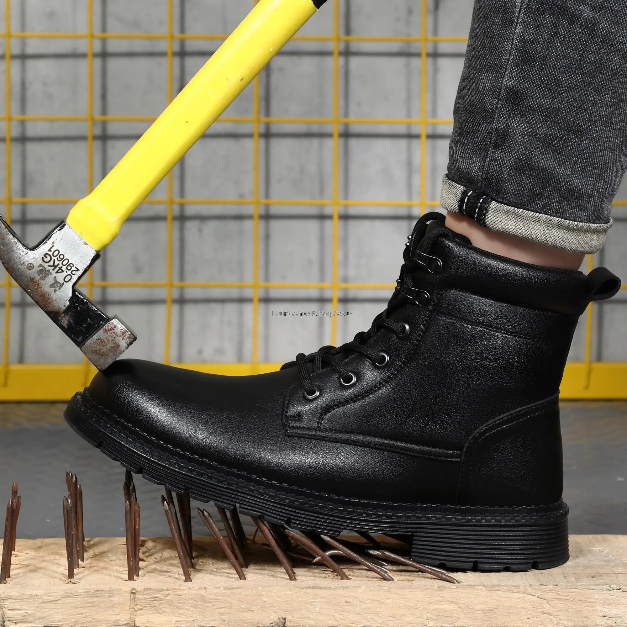 Stivali Eh-rated DRKA Stivali Da Lavoro Uomo Con Punta Acciaio - Impermeabili E Antinfortunistica Stivali Antinfortunistica Eh-rated - Foto 10