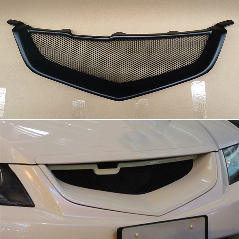 

Fit Honda Accord CL7 Euro R Acura TSX 2003 2004 2005 Year Racing Grille Redesign Front Bumper Grill Body Kit Accessories