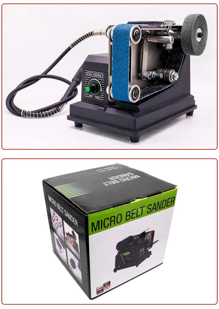 180W Electric Sander With 10pcs 533*30mm Sanding Belts, Suitable For 18V Battery