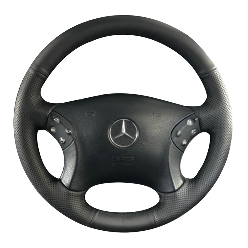 DZSYINGCHUSM Couvre Volant Auto Pour Peugeot 206 1998-2005 206 SW 2003-2005 206 CC 2004 2005 Housse Volant Voiture En Cuir Microfibre Enveloppe Volant Housse Volant (Color : Gray Line