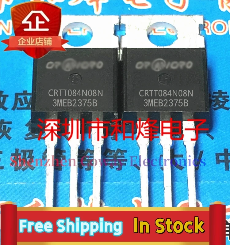 

10 шт.-30 шт., фотокамера CRTT084N08N TO-220, быстрая доставка