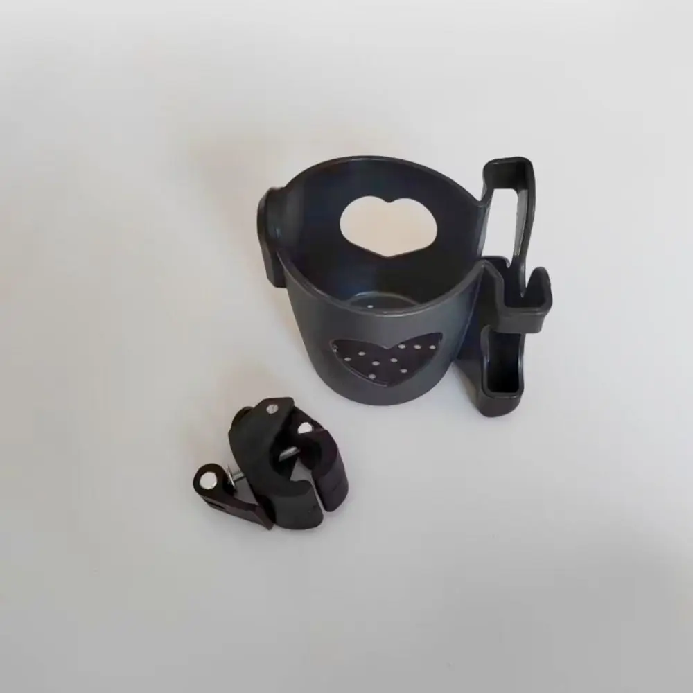 Baby Stroller Water Cup Holder Baby Pram Multi-function Milk Bottle Rack Black White 2-in-1 Mobile Phone Holder