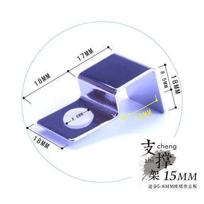4Pcs Stainless Steel Aquarium Fish Tank Glass Cover Support Non-Slip Holders Aquarium Accessories Universal Lid Clips 5-19mm