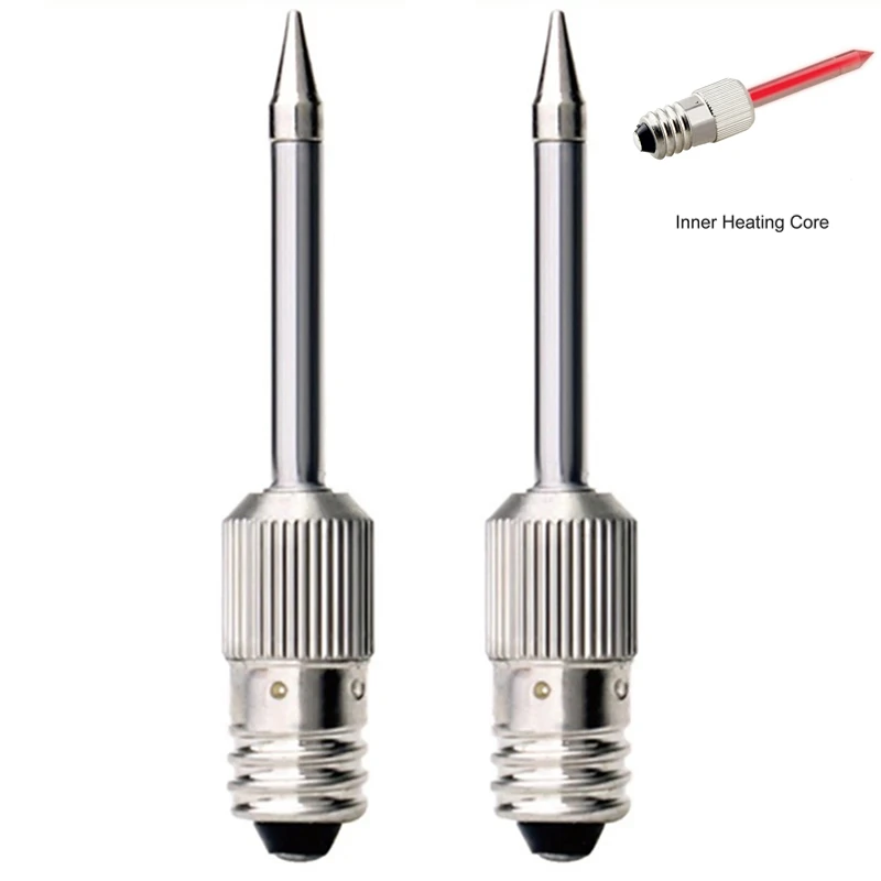 

Welding Soldering Tips USB Soldering Iron Head Replacements Threaded Soldering Tip Fits For E10 Interface Soldering Iron