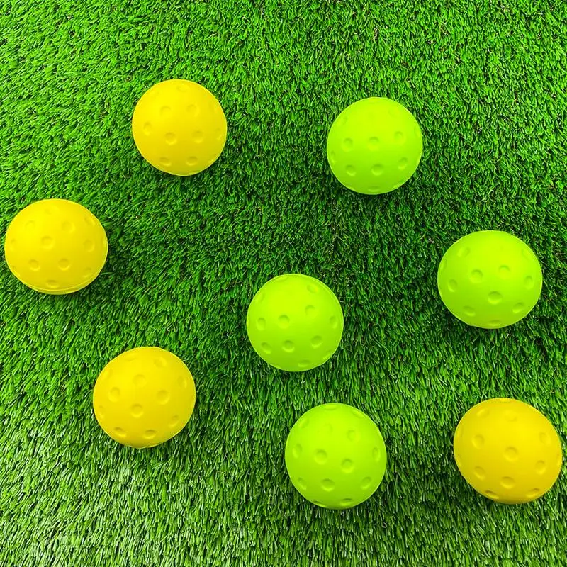 Pickleball Practice Standard Ball Soft PU Pickleball Ball Standard Size Beginners Professionals Warm-up Solution Indoor Outdoor
