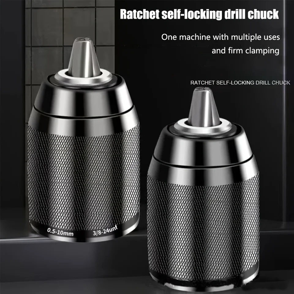 10mm Metal Drill Chuck With Self Locking Functionality, Designed For Quick Bit Changes On Most Hand And Power Drills, Built To Last (blue - View #10