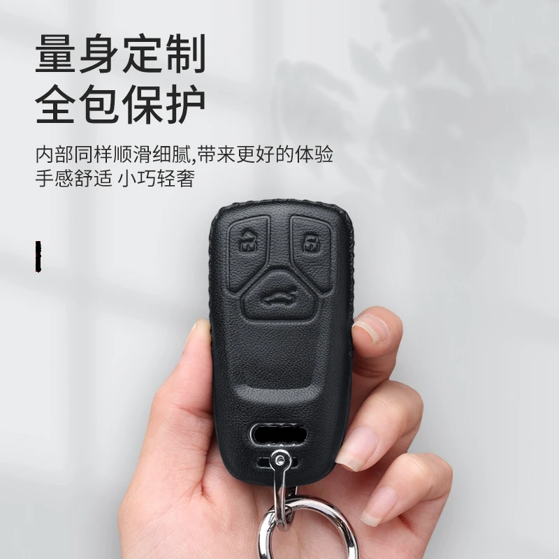Car Leather Key Case Holder Cover For Audi A1 A3 A4 A6 TT Allroad A3 A4 A6  A8 Q3 Q7 R8 S6 SQ5 RS Q5 Sline Auto Supplies Parts - AliExpress