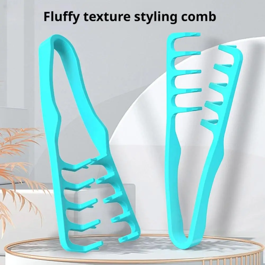 Wide Tooth Hair Comb Volumizing Styling Tool for Volume and Grooming Accessory Seam