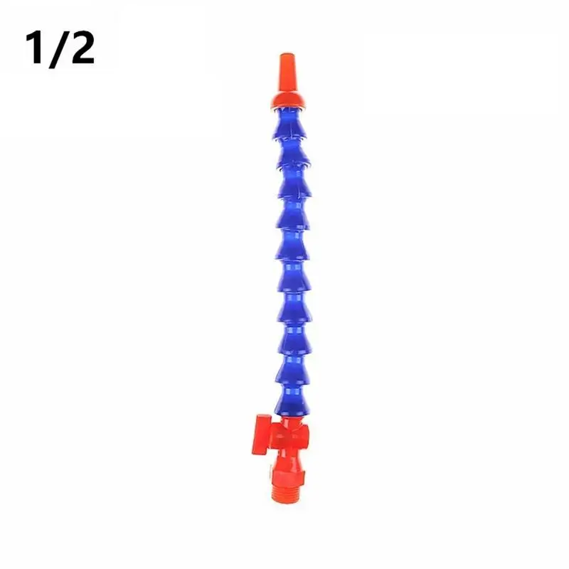 Lathe Flexible Adjustable Water Oil Coolant Pipe Hose Round Nozzle 1/2 3/8 1/4 Spark Plug Tube Condenser For Milling Lathe