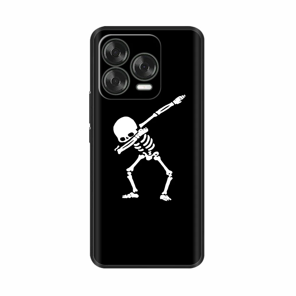 Luxury Black Silicone Back Cover - Elegant Design Case