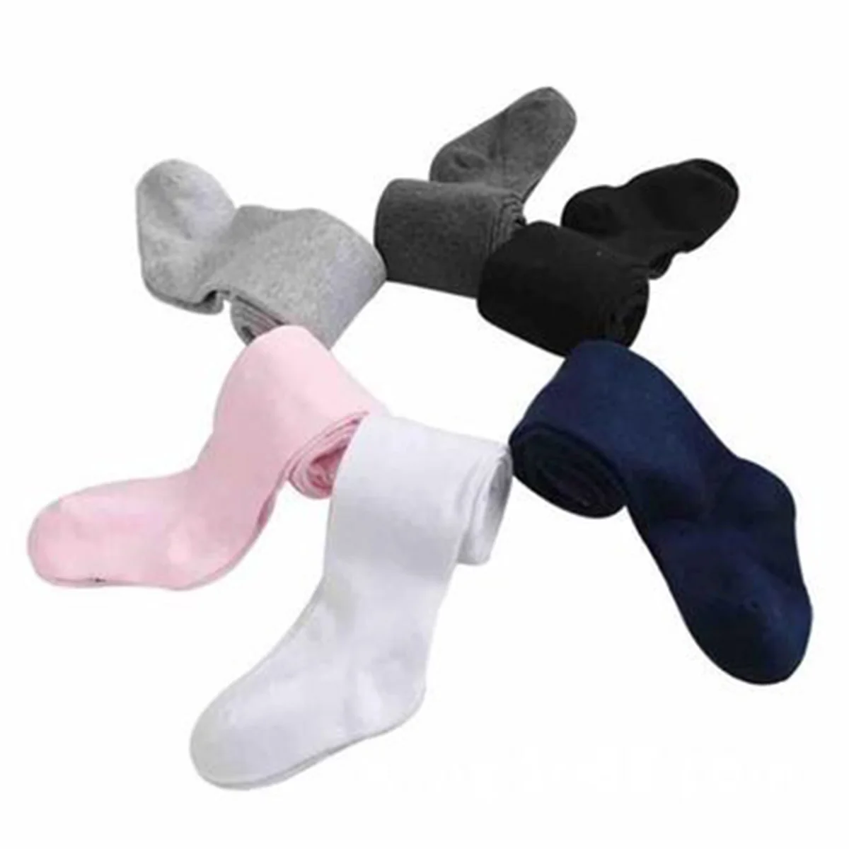 Baby Tights Spring Autumn Solid Color Soft Cotton Thick Warm Baby Girl Tights Newborn Toddler Tight Girl Pantyhose Clothes ballet tights children tights