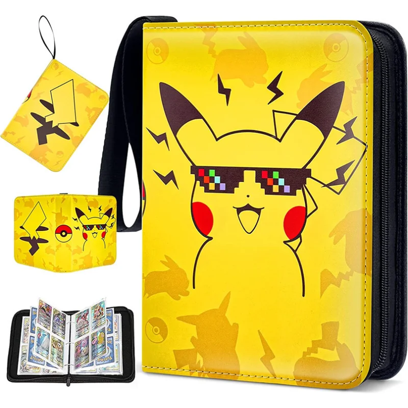 400Pcs Pokemon Album Card Holder Binder Collectible Card Organizer Card