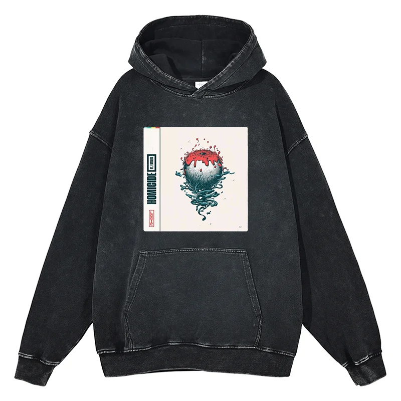 Rapper Logic Cover Graphic Hoodies Hip Hop Men Women Fashion Sweatshirt Autumn Winter Quality Cotton Oversized Black Streetwear