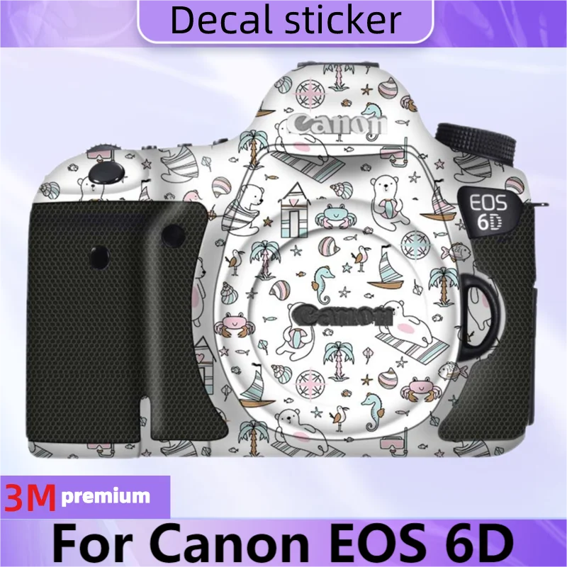 Per Canon Eos 6D Adesivo Per Fotocamera Decalcomania Protettiva Per La Pelle Pellicola Avvolgente In Vinile Cappotto Protettivo Antigraffio Eos6D