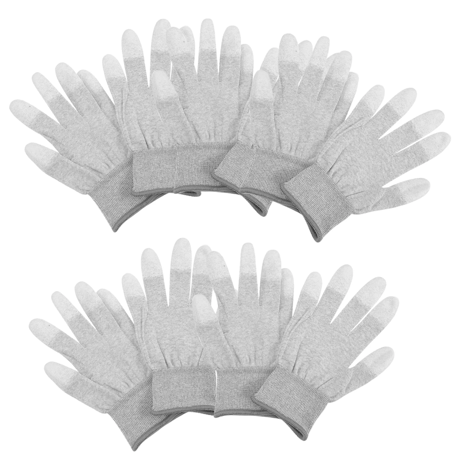 

5 Pairs Gloves Anti-static Safety Industry Workers Painted Fingers Working Protective